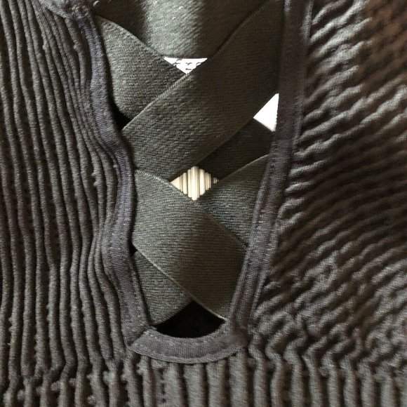 Free People The Edge Crop Top Black M/L (10-12) - Picture 9 of 9